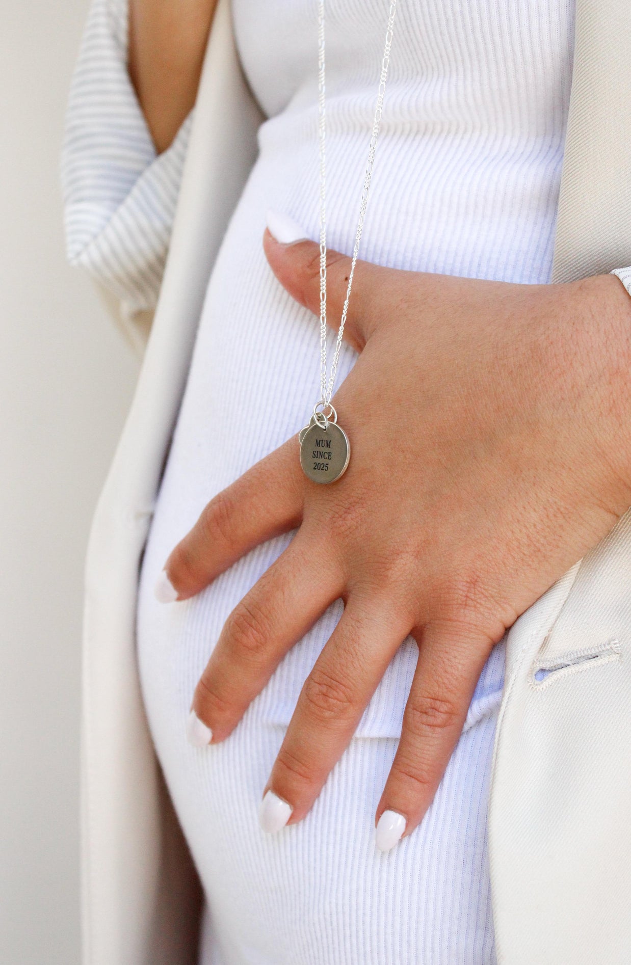 Collar Mum Since - Joyería Personalizada en Oro (10k, 14k, 18k) o Plata